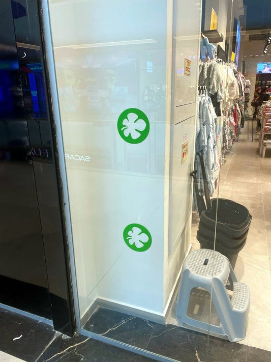 מדבקות אזהרה בחיתוך אישי